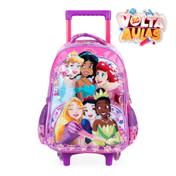 Mochila De Rodinhas Princesas