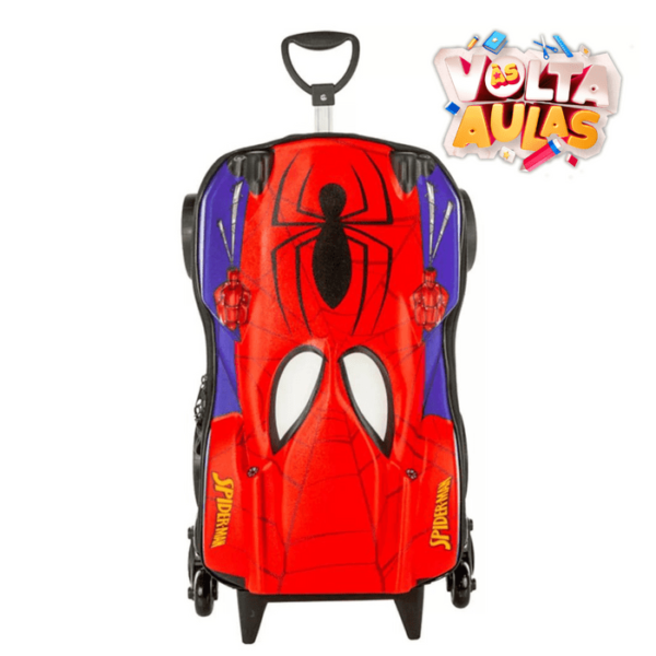 Mochila De Rodinhas Homem Aranha