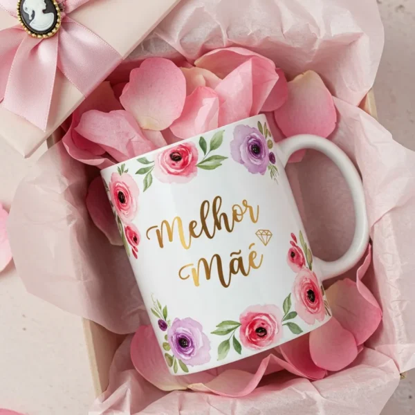 Caneca Térmica - Melhor Mãe ( 500ml )