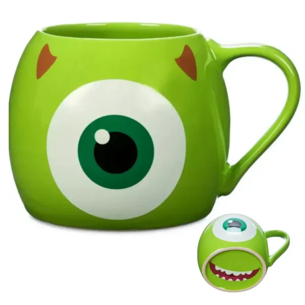💚 Caneca 3D Mike Wazowski – Monstros S.A. | 400ml