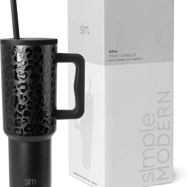 Copo Térmico S|M Pantera Negra 1,18L – Estilo e Elegância.