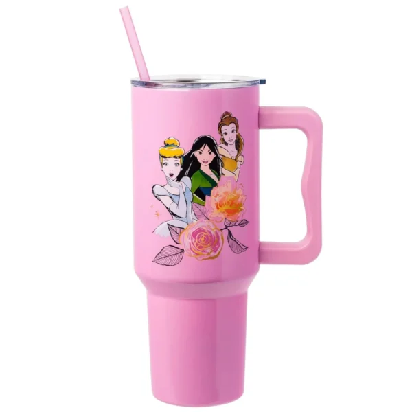 Copo Térmico de Aço Inoxidável 1.15L - Princesas Disney