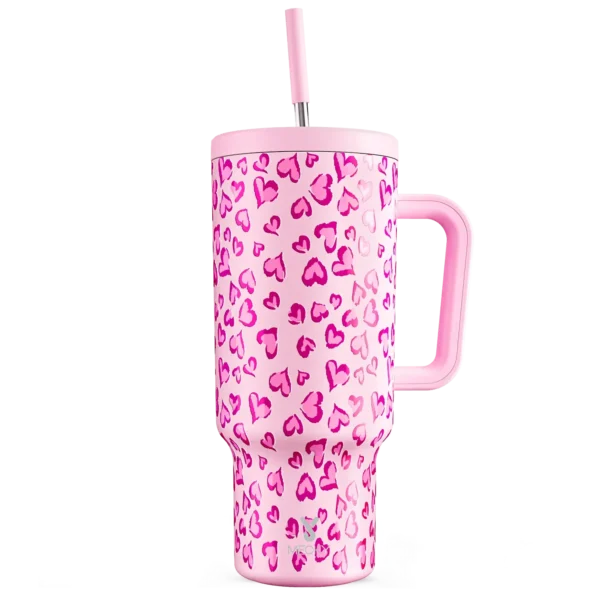Copo Térmico Pink Love 1,18L – Amor em Cada Gole