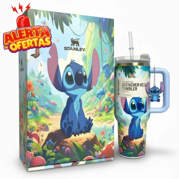 Copo Térmico Stitch Stanley (Edição Exclusiva Personalizada)