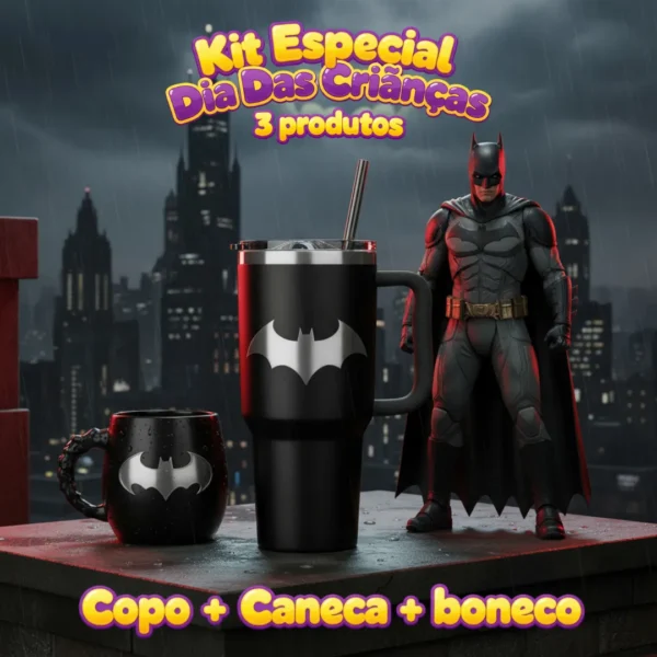 KIT Batman Dia Das Crianças [ 3 Produtos ]