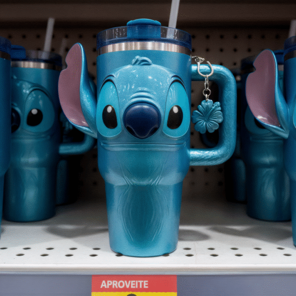 Copo Térmico Stitch + Pingente GRÁTIS