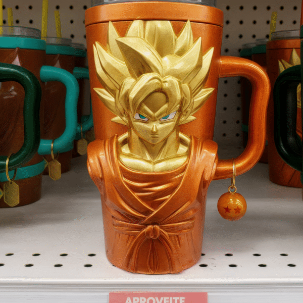 Copo Térmico Goku | 1,15L + Pingente GRÁTIS