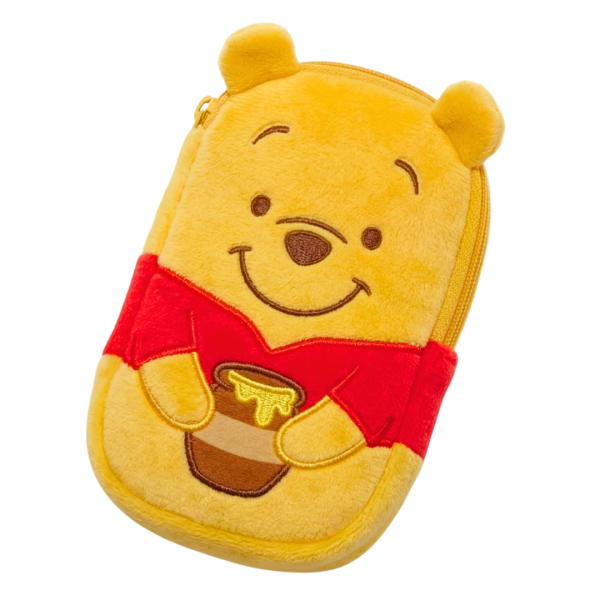 Estojo Infantil de Pelúcia com Zíper – Ursinho Pooh