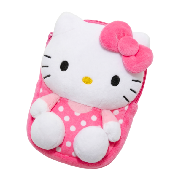 Estojo Infantil de Pelúcia com Zíper – Hello Kitty