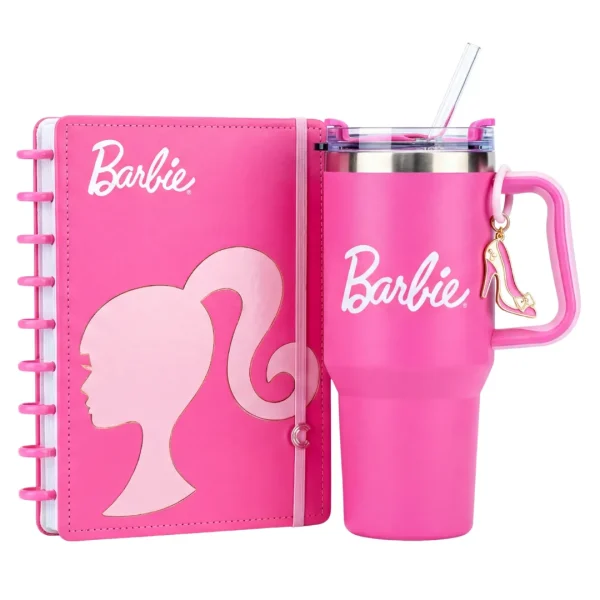 (Compre e ganhe GRÁTIS) Caderno Inteligente Barbie + Copo Térmico Barbie