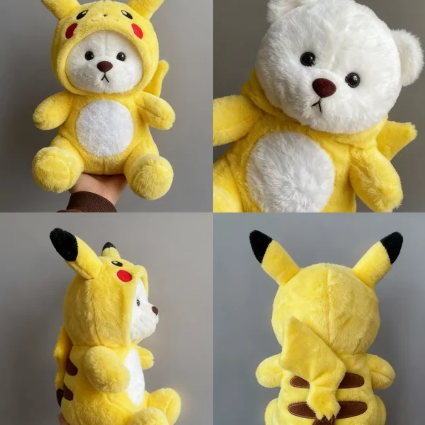 Ursinho Fantasia Pikachu 30cm