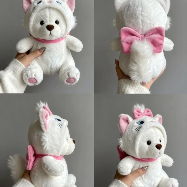 Ursinho Fantasia Gata Marie 30cm
