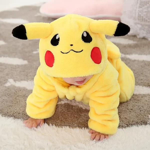 Pijama Infantil Pikachu - Kigurumi Pokémon Amarelo